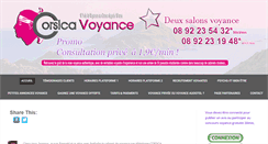 Desktop Screenshot of corsica-voyance.com